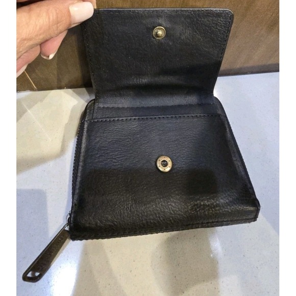 Disney Loungefly black zip-around wallet‎ Mickey Mouse Pluto "OH Boy" Retail $95 - Picture 5 of 6